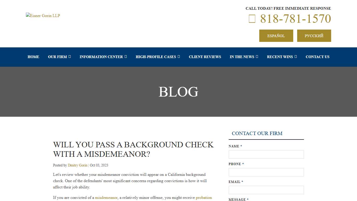 Will You Pass a Background Check with a Misdemeanor?