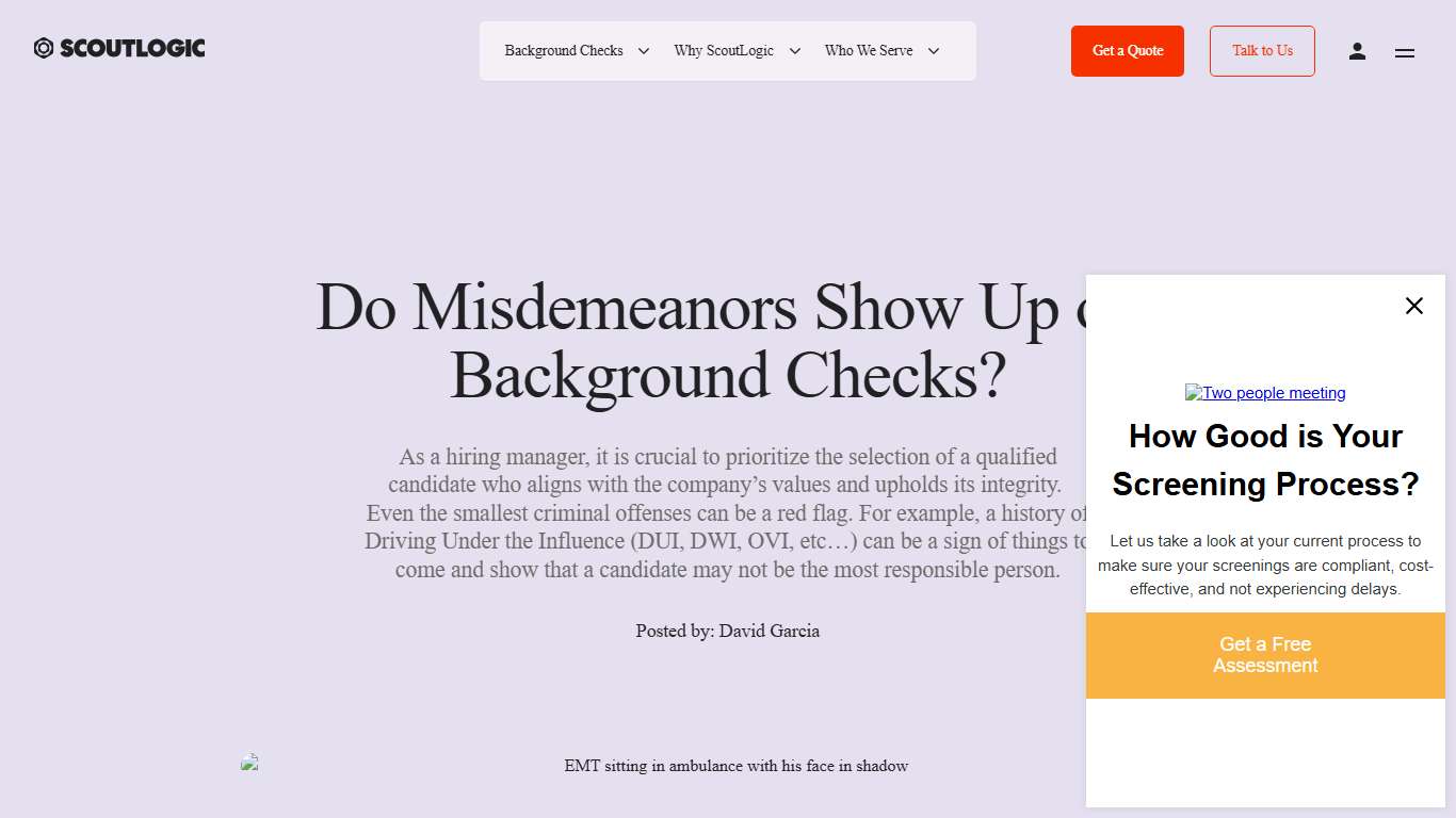 Do Misdemeanors Show Up on Background Checks? - ScoutLogic